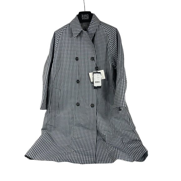 Weekend Max Mara DINGO DOUBLE-BREASTED WINTER TRENCH COAT Size 10 NEW NWT Check - Picture 1 of 10